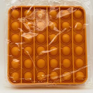 Orange Square Pop It Fidget Toy/Sensory Item